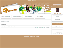 Tablet Screenshot of ecampus.igefi.net